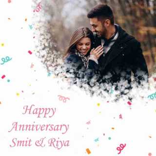 Anniversary best wishes card idea create latest card with name on photo