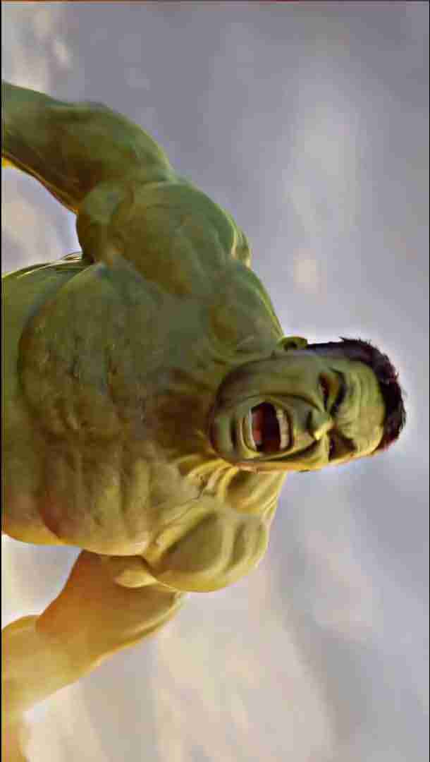 Hulk the green angry man
