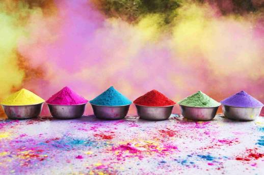 All colors for playing holi
