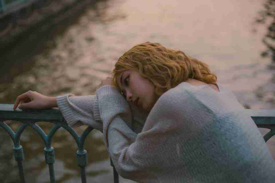 sad girl on river front alone buddy hd wallpaper free