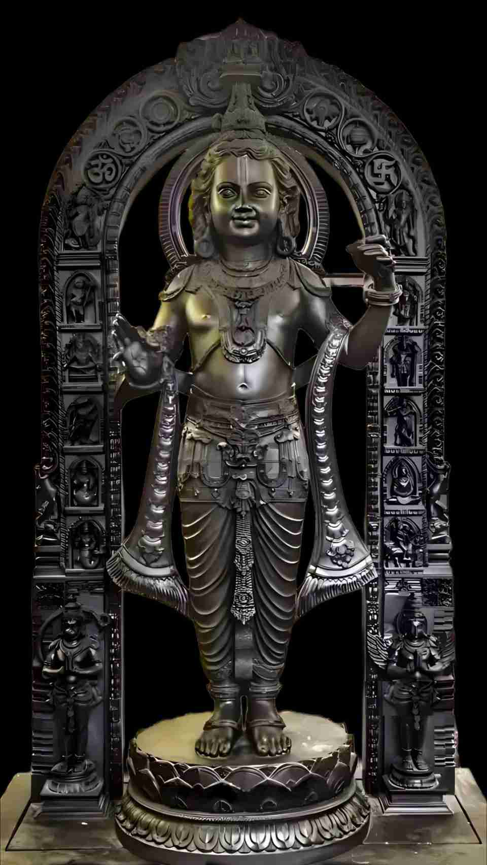 Shree Ram lala statue original image hd free