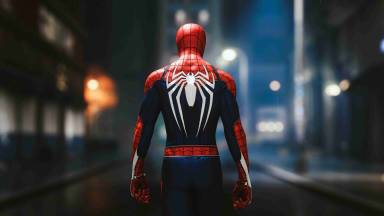 Spiderman back pose hd wallpaper