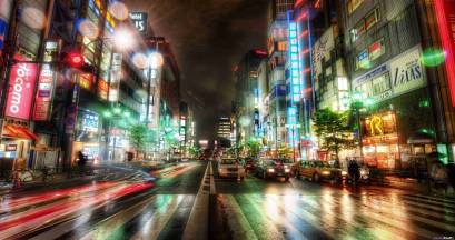 Tokyo city night view hd 4k wallpaper