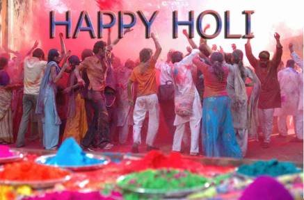 Wishing you and your family happy holi wallpaper